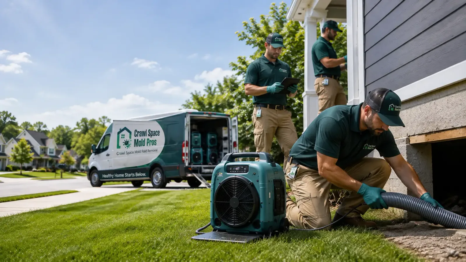 Crawl Space Mold Removal in Clearwater, MN